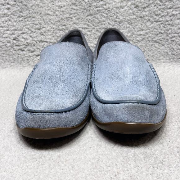 Mephisto Idris Mens Size 10 Slip On Loafers Shoes Jeans Blue Suede Comfort - Picture 2 of 10